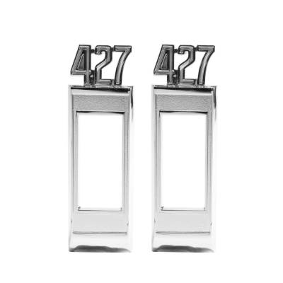 Trim Parts - Trim Parts 2878 1969 Full-Size Chevrolet Front Marker Light Bezel "427" PAIR