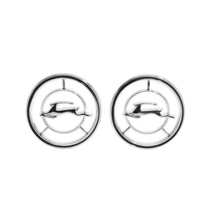 Trim Parts - Trim Parts 2425 1965-66 Impala Front Fender Emblem PAIR