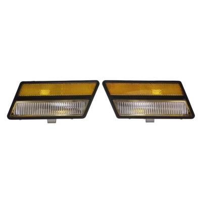 Trim Parts - Trim Parts A5730 80-82 Corvette Front Side Marker Light Assembly PAIR