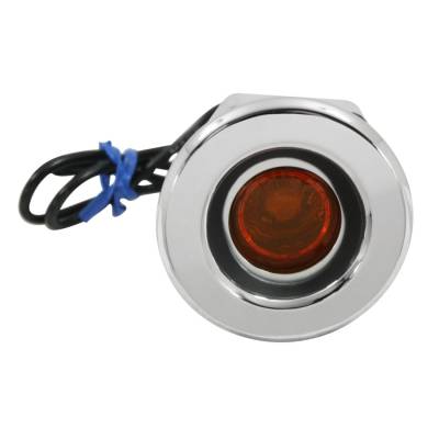 Trim Parts - Trim Parts MP4151 1968 Mopar Front Curved Amber Side Marker Light Assembly EACH