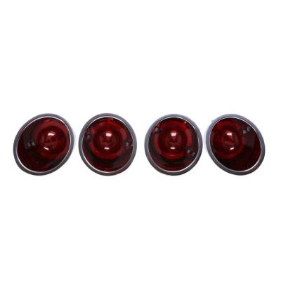 Trim Parts - Trim Parts 5309 1961-62 Corvette Rear Tail Light Assembly 4Pc