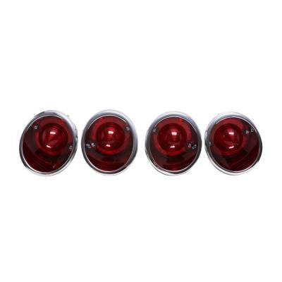 Trim Parts - Trim Parts 5356 1963-67 Corvette Tail Light Assembly 4Pc