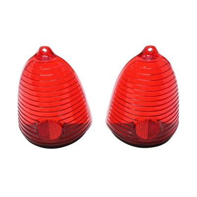 Trim Parts - Trim Parts A1020P 1955 Full-Size Chevrolet Tail Light Lens PAIR