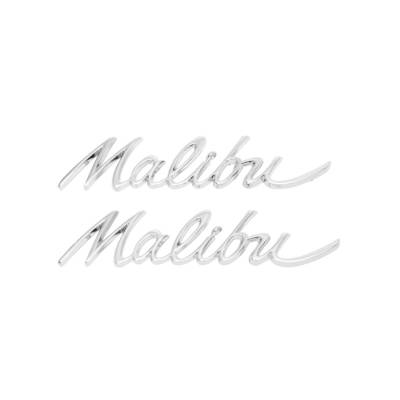 Trim Parts - Trim Parts 4011 1964 Chevelle "Malibu" Rear Quarter Emblem PAIR