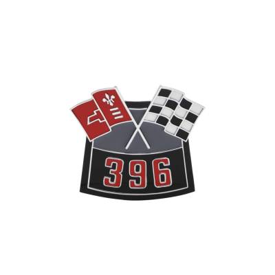Trim Parts - Trim Parts 4209 1965 Chevelle Z-16 Air Cleaner Emblem Malibu SS "396" EACH