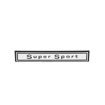 Trim Parts - Trim Parts 4303 1966 Chevelle Dash Emblem "Super Sport" EACH