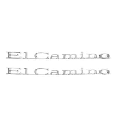 Trim Parts - Trim Parts 4875 1970 El Camino Front Fender Emblem "El Camino" PAIR