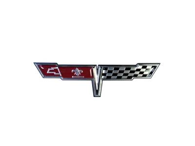 Trim Parts - Trim Parts 5009 1980 Corvette Fuel Door Emblem EACH