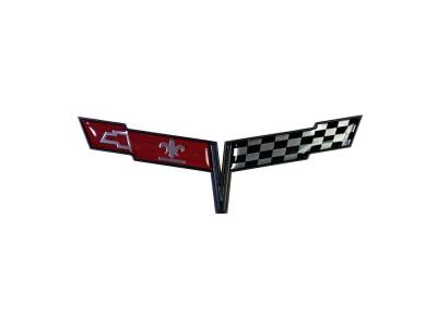 Trim Parts - Trim Parts 5017 1981 Chevrolet Corvette Nose Emblem EACH