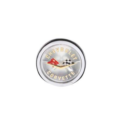Trim Parts - Trim Parts 5087 1958-60 Corvette Front & 1958-61 Gold Rear Emblem Assembly EACH