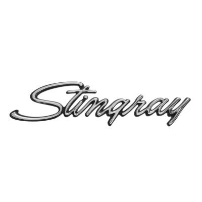 Trim Parts - Trim Parts 5237 1969-73 Corvette Front Fender Emblem "Stingray" EACH