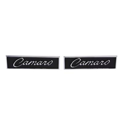 Trim Parts - Trim Parts 6757 68-69 Camaro Door Panel Emblem PAIR