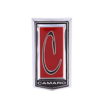 Trim Parts - Trim Parts 6821 71-74 Camaro Front Header Panel Emblem EACH