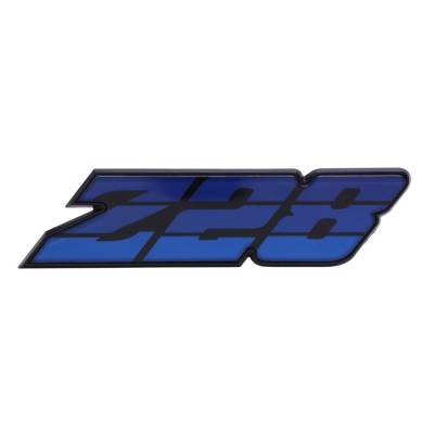 Trim Parts - Trim Parts 6882 Grille Emblem "Z-28" Blue Each for 80-81 Chevy Camaro