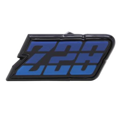 Trim Parts - Trim Parts 6952 1980-81 Camaro Fuel Door Emblem "Z-28" Blue EACH