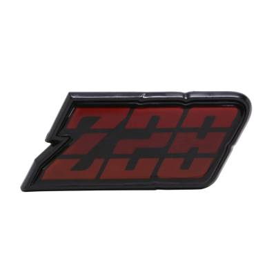 Trim Parts - Trim Parts 6955 1980-81 Camaro Fuel Door Emblem "Z-28" Red EACH