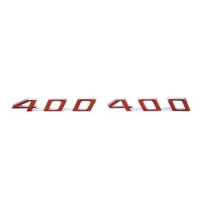 Trim Parts - Trim Parts 8500 1967-69 Firebird Hood Emblem "400" PAIR