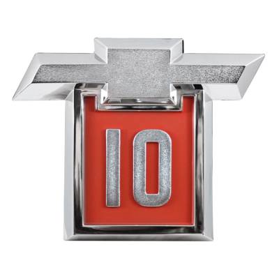 Trim Parts - Trim Parts 9325 1964 Chevy/GMC Truck Front Fender Emblem "10" PAIR