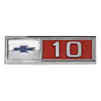 Trim Parts - Trim Parts 9350 1965 Chevy/GMC Truck Front Fender Emblem "10" PAIR