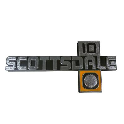 Trim Parts - Trim Parts 9908 1981-88 Chevrolet Scottsdale 10 Fender Emblems PAIR