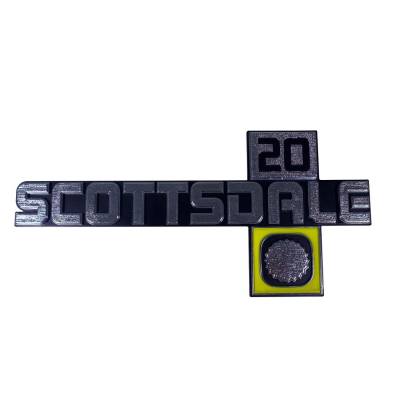 Trim Parts - Trim Parts 9909 1981-88 Chevrolet Scottsdale 20 Fender Emblems PAIR