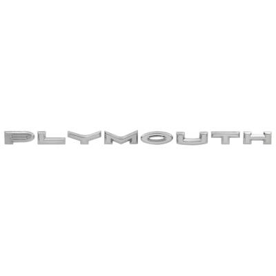 Trim Parts - Trim Parts MP3175 1963 Belvedere Hood Letter Set "PLYMOUTH"