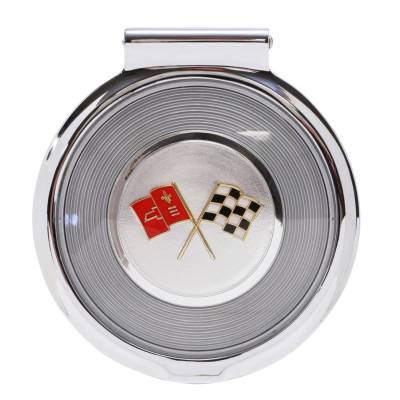 Trim Parts - Trim Parts 5013 1964 Corvette Gas Lid Assembly White Upper Left Corner EACH