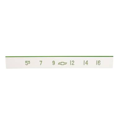 Trim Parts - Trim Parts 1220 1955 Full-Size Chevrolet Radio Lens "Wonderbar" EACH