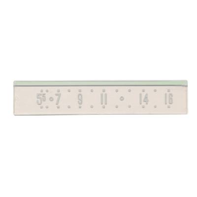 Trim Parts - Trim Parts 1230 1957 Full-Size Chevrolet Radio Lens Push Button & Wonderbar EACH