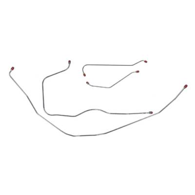 The Right Stuff Detailing - The Right Stuff Detailing BKT5501 Chevy Brake Hydraulic Line Kit Front