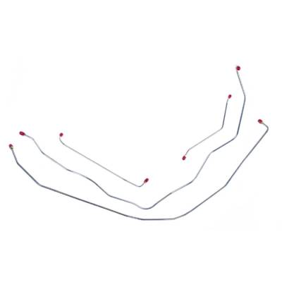 The Right Stuff Detailing - The Right Stuff Detailing BKT5502 Chevy Brake Hydraulic Line Kit Front