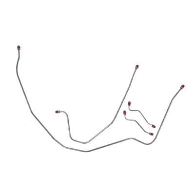 The Right Stuff Detailing - The Right Stuff Detailing BKT5601 Chevy Brake Hydraulic Line Kit Front