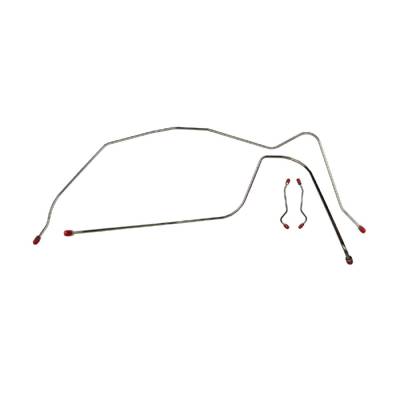The Right Stuff Detailing - The Right Stuff Detailing BKT5602 Chevy Brake Hydraulic Line Kit Front