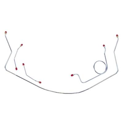 The Right Stuff Detailing - The Right Stuff Detailing BKT5801 Chevy Brake Hydraulic Line Kit Front
