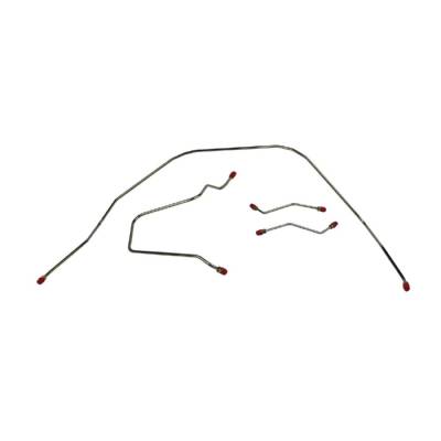 The Right Stuff Detailing - The Right Stuff Detailing BKT6202 Chevy Brake Hydraulic Line Kit Front