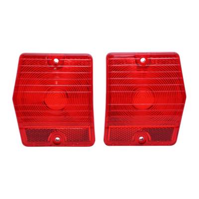 Trim Parts - Trim Parts A3052 1965 Chevy II & NovaWagon Tail Light Lens PAIR