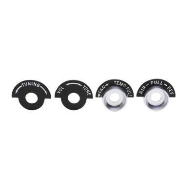 Trim Parts - Trim Parts 5170 1963 Corvette Control Bezels w/o Air SET