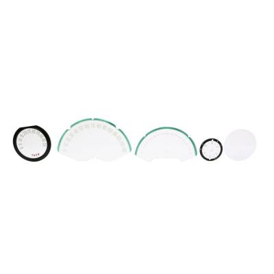 Trim Parts - Trim Parts 5140 1953-54 Corvette Instrument Lens Set