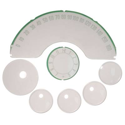 Trim Parts - Trim Parts 5143 Instrument Lens Set for 59-62 Corvette