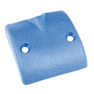 Trim Parts - Trim Parts 5224B 1967 Corvette Rear View Mirror Bracket Cover Medium Blue EACH