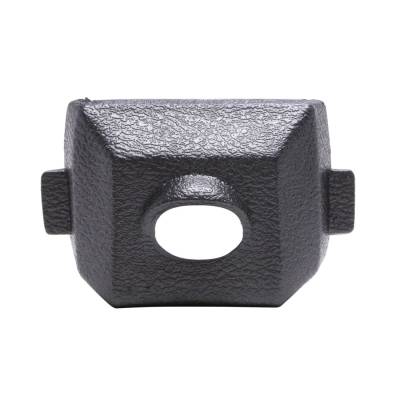 Trim Parts - Trim Parts 5226D 68-69 Corvette Rear View Mirror Bracket Cover Gunmetal EACH