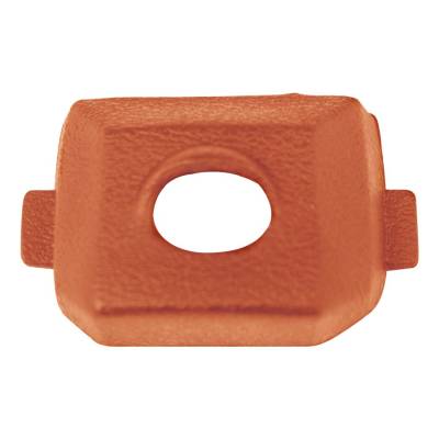 Trim Parts - Trim Parts 5226M 73-75 Corvette Rear View Mirror Bracket Cover Oxblood EACH
