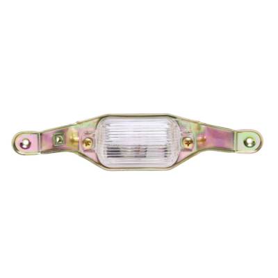 Trim Parts - Trim Parts 5850 68-71 Corvette License Lamp Assembly w/Fiber Optic EACH