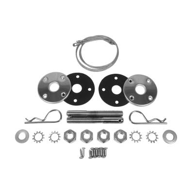Trim Parts - Trim Parts MPHP123KS Licensed Mopar 23" Stainless Steel Hood Pin Kit 1969-74