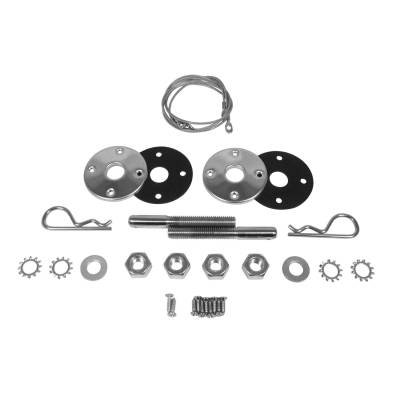 Trim Parts - Trim Parts MPHP125KSZ 25" Stainless Steel Hood Pin Kit 1969-74