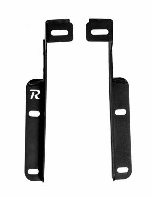 Rago Fabrication - Rago Fabrication R9296FF15BRDIT A-Pillar Ditch Light Brackets 92-96 Ford Bronco