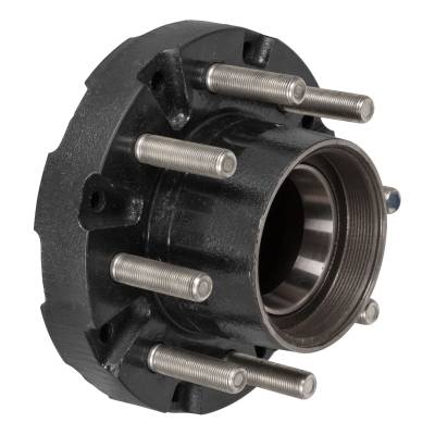 CURT - CURT 791398 Short Threaded Idler Hub Assembly w/Races & Wheel Studs 10k Axles