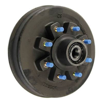 CURT - CURT 353325 Threaded Brake Hub 16000-lb 8x275mm 17.5" Wheels M22 Studs Oil