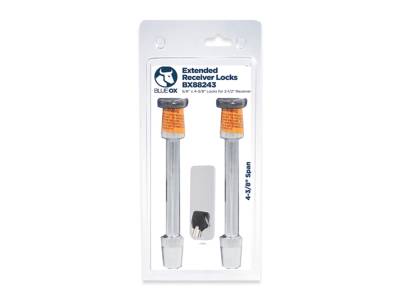 Blue Ox - Blue Ox BX88423 Trailer Hitch Receiver Lock Kit 2 5/8"x4-3/8" 20K Capacity