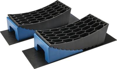Blue Ox - Blue Ox BX88439 Camper Leveler Chocks Kit Black/Blue 2 LEVELERS/CHOCKS/Grip MAT